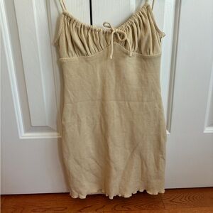 Princess Polly- beige mini dress- size 2